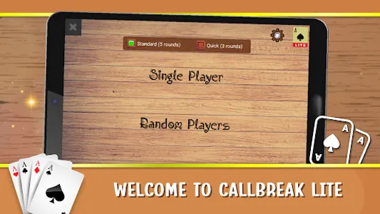 Callbreak lite: tash game screenshot 10