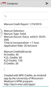 NPK Credits Calculator screenshot 4