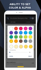 One Button Navigation Bar screenshot 3