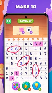 Number Bloom－Number Match Game screenshot 1