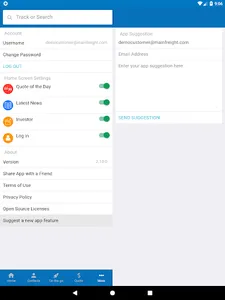 Mainfreight screenshot 10