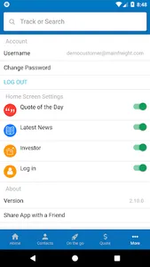 Mainfreight screenshot 5