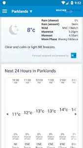 WeatherWatch screenshot 1