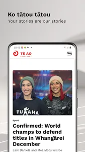 Te Ao Māori News screenshot 0