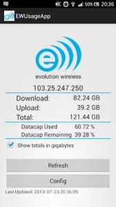 Evolution Wireless Usage screenshot 0