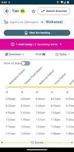 Metlink screenshot 3