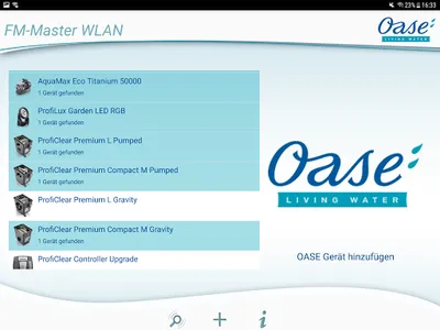 OASE FM-Master WLAN screenshot 11