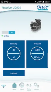OASE FM-Master WLAN screenshot 3