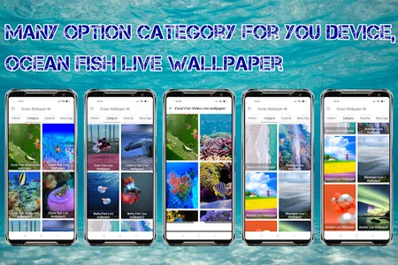 OCEAN FISH LIVE WALLPAPER 4K screenshot 0