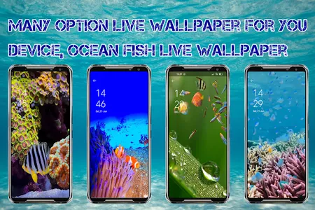OCEAN FISH LIVE WALLPAPER 4K screenshot 1