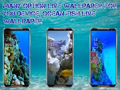 OCEAN FISH LIVE WALLPAPER 4K screenshot 2