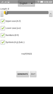 Password Generator screenshot 1