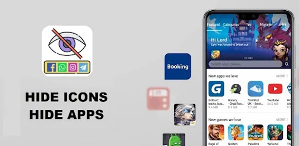 Hide Apps and Icons - Tips screenshot 0