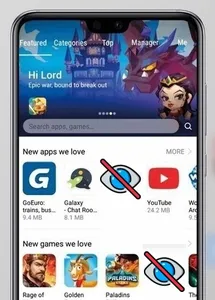 Hide Apps and Icons - Tips screenshot 1