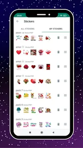 Figurinhas Boa noite e Flor screenshot 3