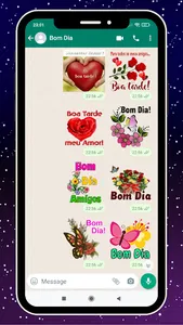 Figurinhas Boa noite e Flor screenshot 5