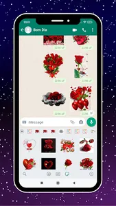 Figurinhas Boa noite e Flor screenshot 6