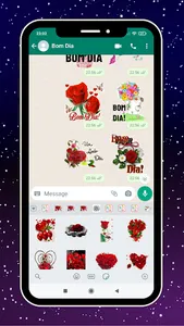 Figurinhas Boa noite e Flor screenshot 7