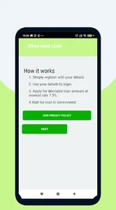 Okoa sasa instant -online loan screenshot 1