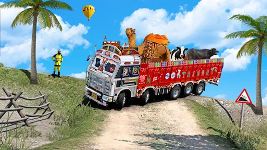 Indian Animals Truck Transport screenshot 1