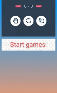 حجرة ورقة مقص لعبة تسلية screenshot 0
