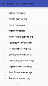 BD Newspapers  (সকল সংবাদপত্র) screenshot 0
