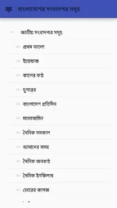 BD Newspapers  (সকল সংবাদপত্র) screenshot 2