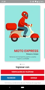 Moto Express screenshot 1
