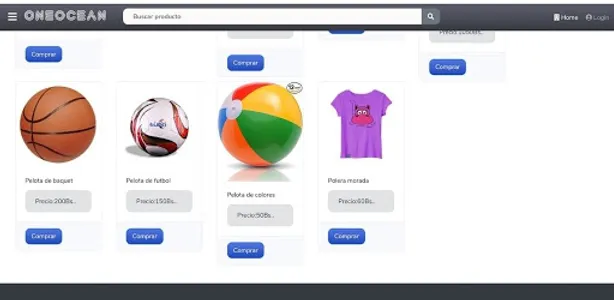 Oneocean - online shop screenshot 9
