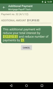 Mortgage Payoff Track screenshot 2