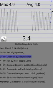 Seismometer screenshot 2