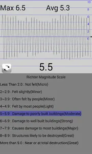 Seismometer screenshot 3