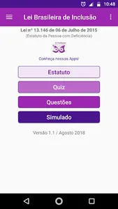 Lei Brasileira de Inclusão screenshot 0