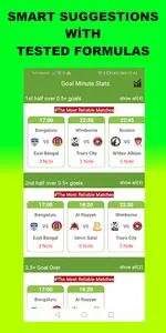 Goal Minute Stats screenshot 7
