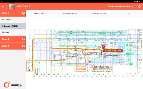 Información AGVs screenshot 1