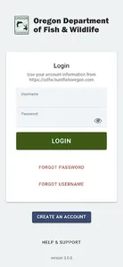 MyODFW screenshot 1