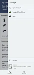 MyODFW screenshot 6