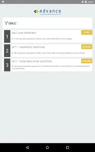 CGBL Lean Green Belt exam prep screenshot 0