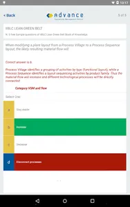 CGBL Lean Green Belt exam prep screenshot 9