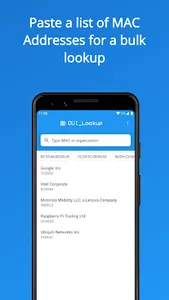 OUI Lookup and Database screenshot 2