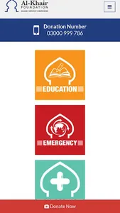 Al-Khair Foundation screenshot 1