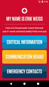 ALS Key Medical Information screenshot 0