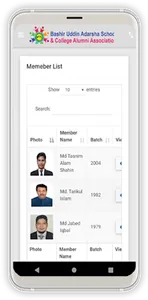 Alumni BUSC screenshot 3