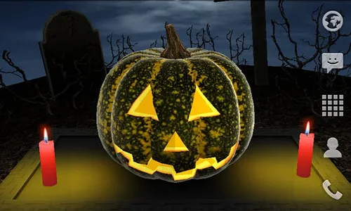 Halloween Pumpkin 3D Wallpaper screenshot 1