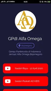 Ibadah Online GPdI Alfa Omega  screenshot 1