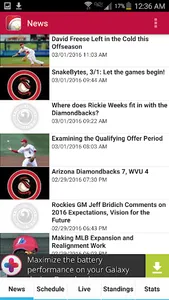 Arizona Baseball Diamondbacks  screenshot 0
