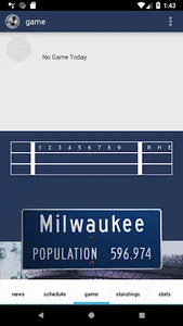 Milwaukee Baseball screenshot 2