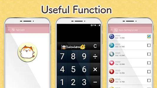 Battery widget MitarashiNyanko screenshot 3