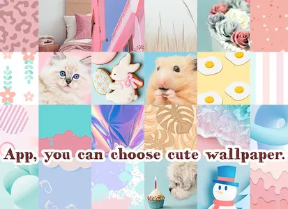 Cute Wallpaper Pastel Colors screenshot 8