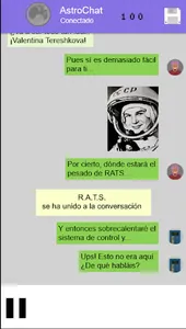 AstroChat Mujeres Espaciales screenshot 5